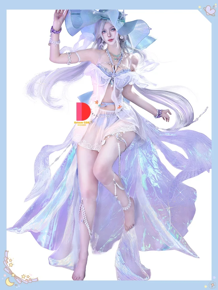 

Justice Online Dimension Echo Scaled Veil Phantom Sea Swimsuit Cosplay Costume Game - Licensed Slim-fit Role-playing