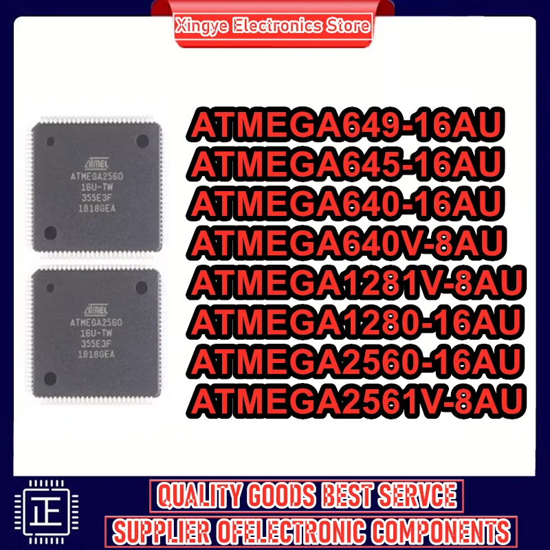 ATMEGA649-16AU ATMEGA645-16AU ATMEGA640-16AU ATMEGA640V-8AU ATMEGA1281V-8AU ATMEGA1280-16AU ATMEGA2560-16AU ATMEGA2561V-8AU New