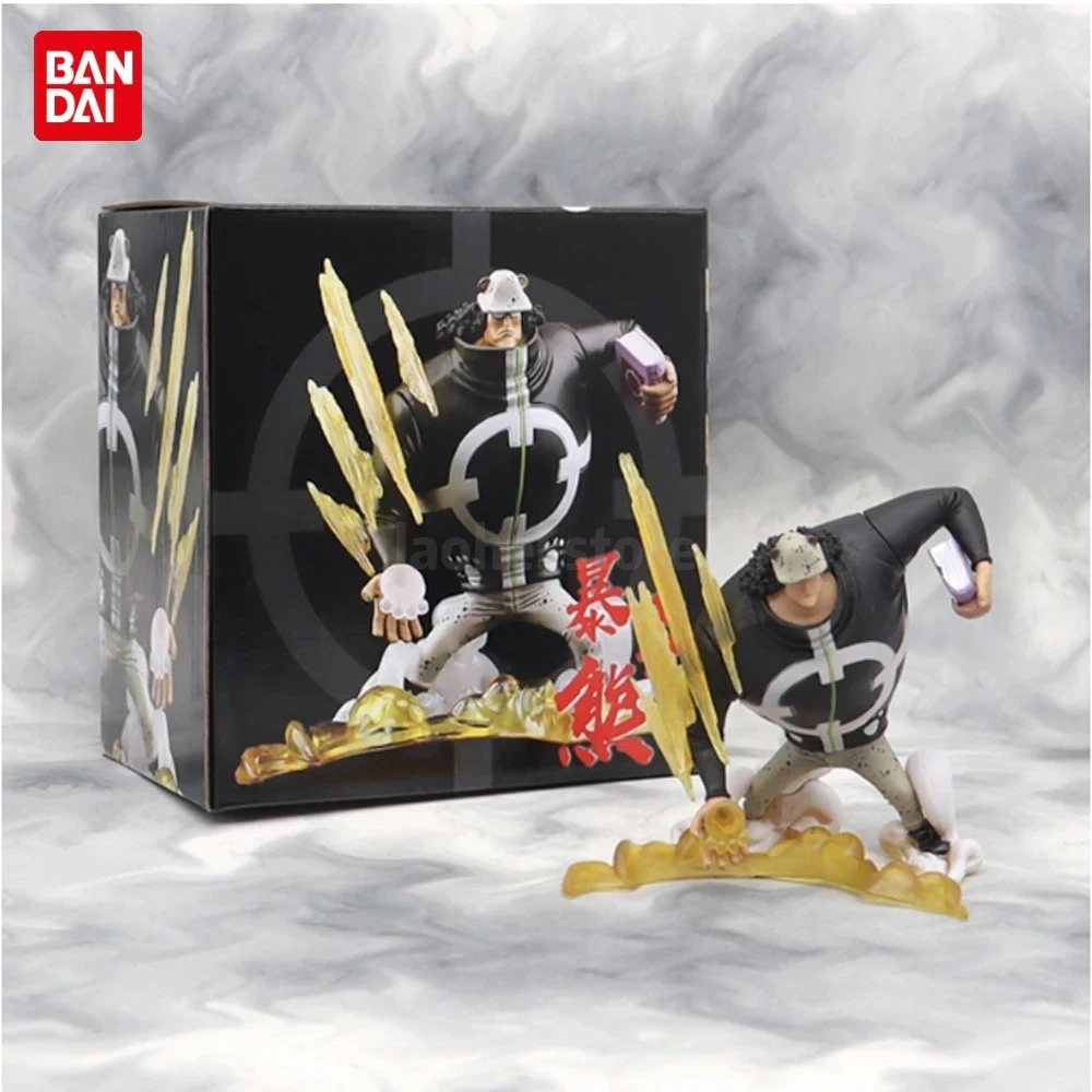 

Hot Bandai 10CM One Piece Anime Figure Luffy Tyrant Bear Anime Statue Action Figure Pvc Model Doll Collection Toy Gift Kids