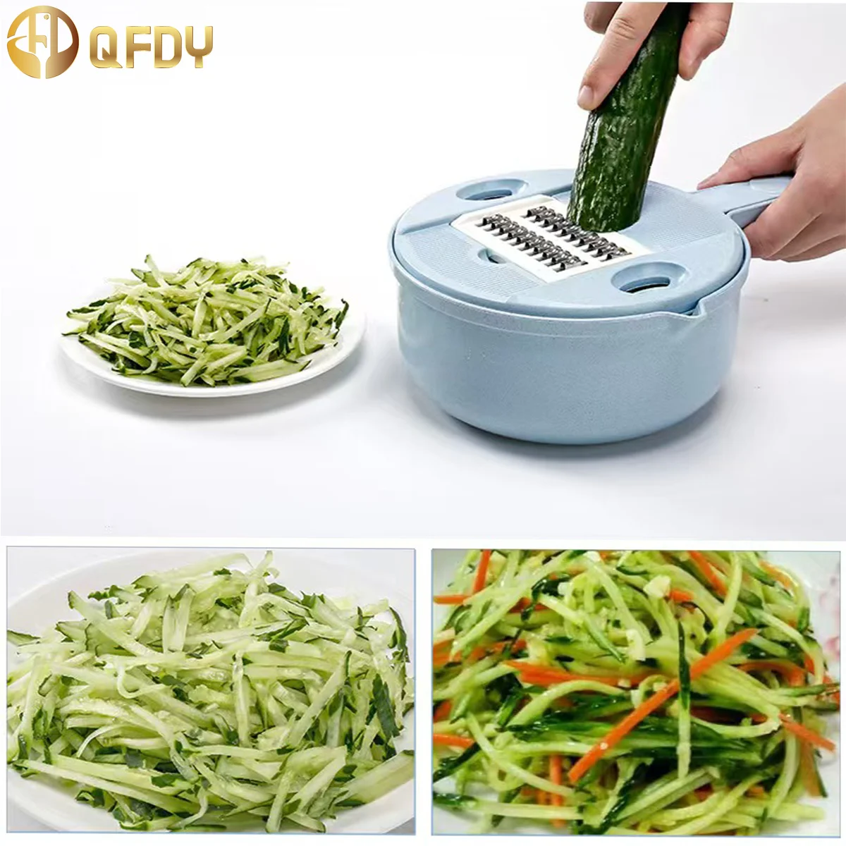 

Kitchen Multi-purpose vegetable cutter 6-piece Grater Potato radish shredder Vegetable cutter Salad utensils Cooking tools