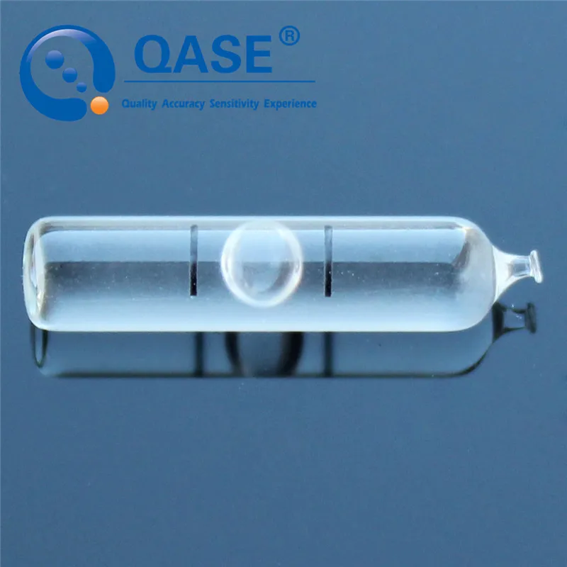 QASE 4.5*20mm Mini Glass Level Bubble Cylinder Spirit Level Bubble Special Glass Vial Measurement Instrument