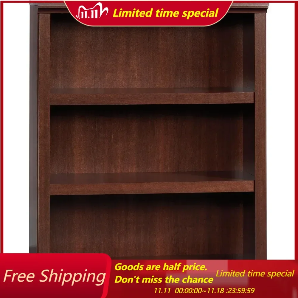 Miscellaneous Storage 3-Shelf Bookcase/ Book shelf, Select Cherry finish