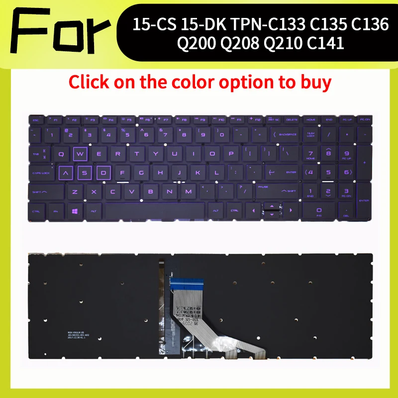 

Новая клавиатура США для Pavilion 15-CS 15-CW 15-DA 15-DB 15-EC 15-DF 15-CR 15-CN 15-DX 15-DR 15-DW 15-DW TPN-C135 C133 C135 C136