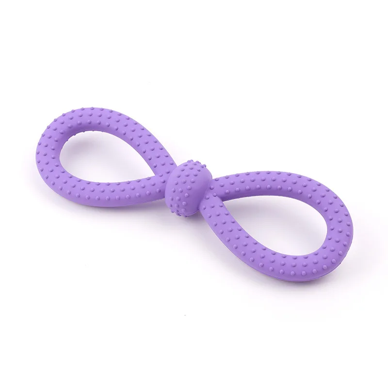 

New Rubber Chew Toy For Dogs, Puppy Teddy Teething Stick, Small Dog Golden Retriever Dental Cleaning Rope Knot