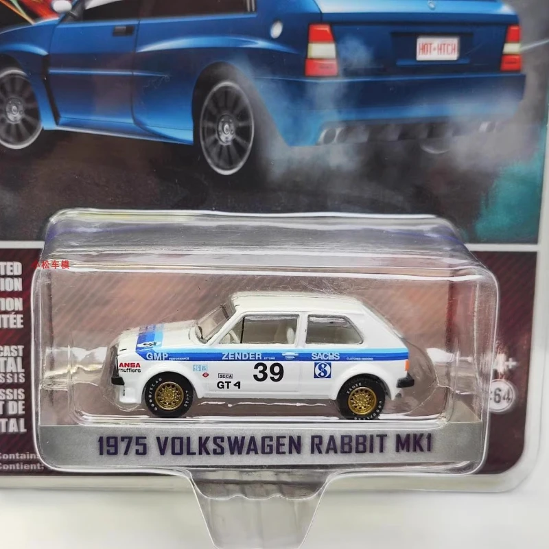 

GreenLight 1:64 1975 Кролик Mk1-GMP Performance 39, любимые игрушки, маленькие подарки, модель, настенные подвески