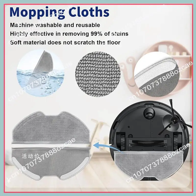 A26p acessórios para eufy x8 pro robô vácuo peças de reposição principal escova lateral lavável filtro saco pó mop almofada