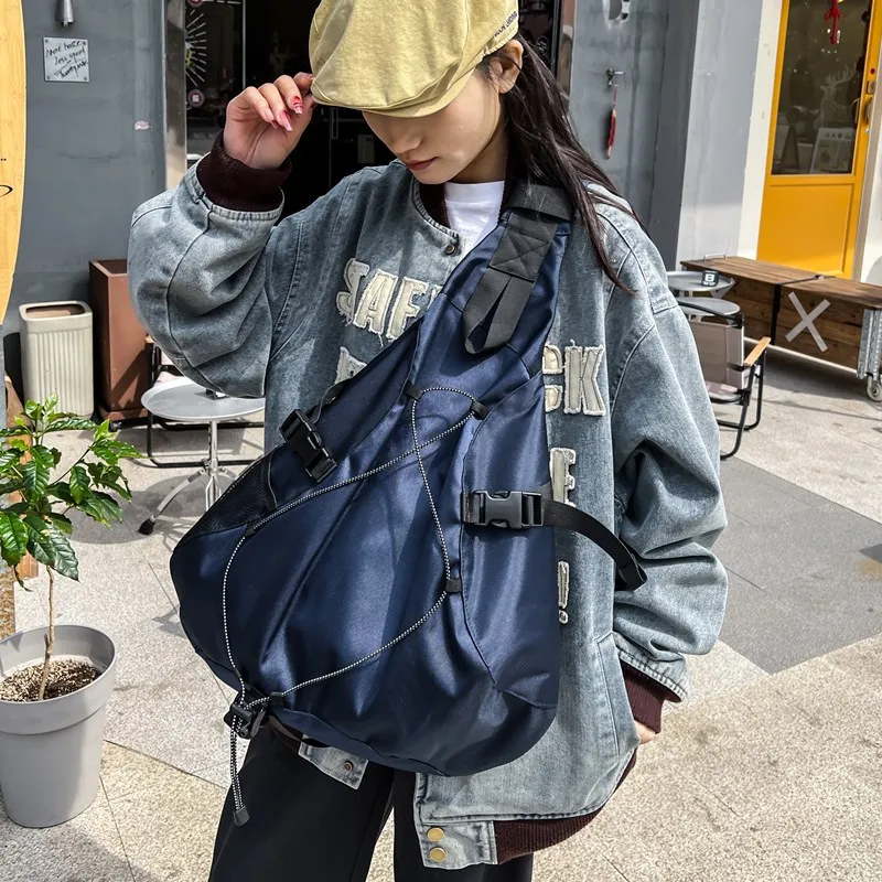 ショルダーバッグ Outdoor Techwear Hip Hop Sport Motorcycle Crossbody Bag Large