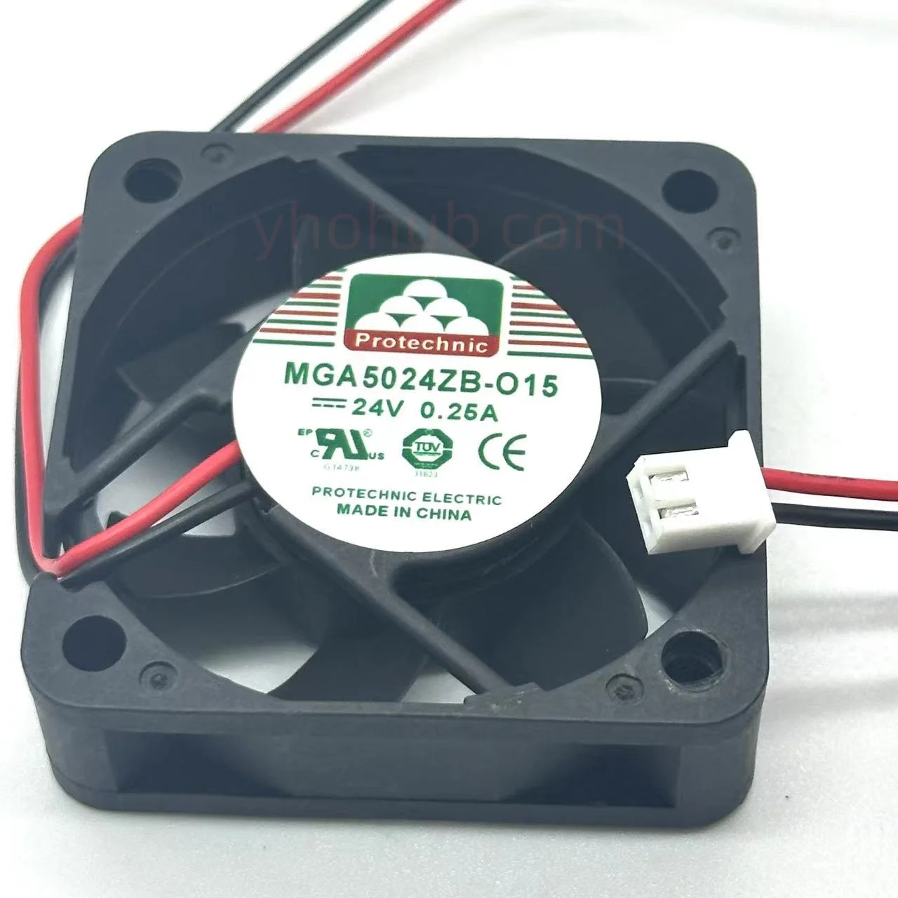 Magic MGA5024ZB-O15 DC 24V 0.25A 50x50x15mm 2-Wire Server Cooling Fan