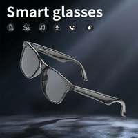 LIGE Smart Glasses Wireless Bluetooth Call Sunglasses Built-In Mic Speakers Touch Voice Assistant Intelligent Translation Glass