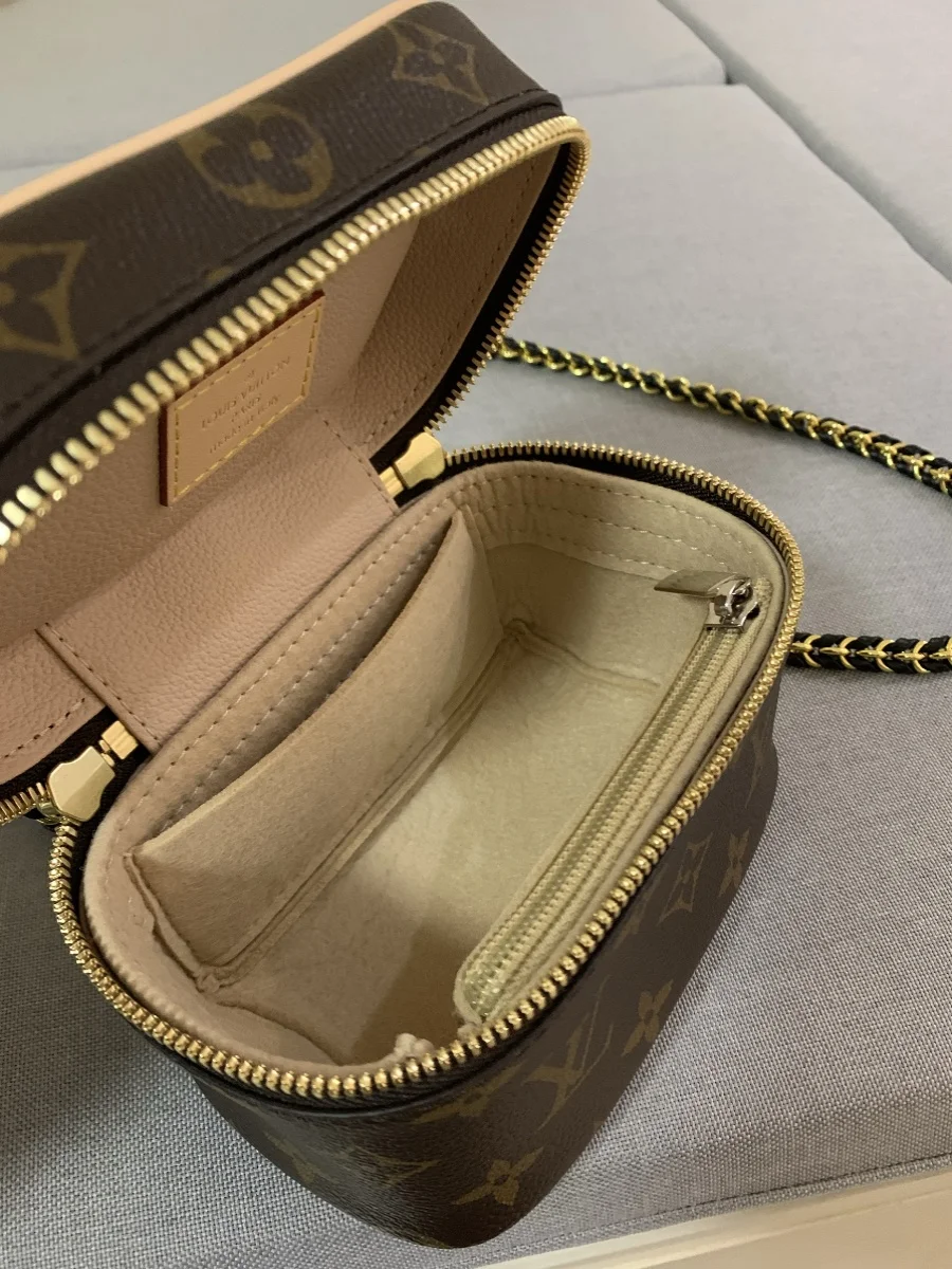 Caja interior bolsa organizadora bolsa de almacenamiento para LV bonito Nano Material de fieltro cubo Color puro adecuado para todos