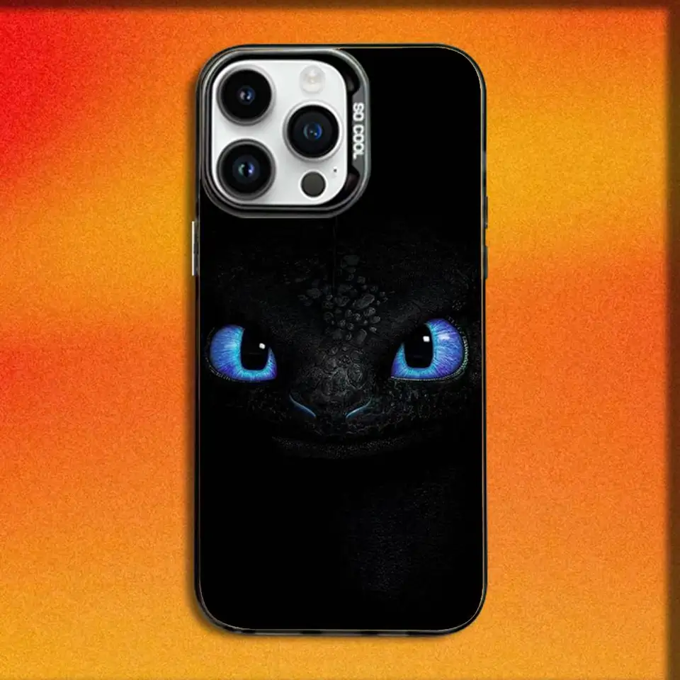 Cartoon T-Toothless Dragon Phone Case For iPhone  16,15,14,13,12,11,Mini,Pro,E,MAX Black Candy Matte Shockproof Cover -  AliExpress 202192403