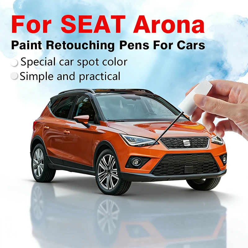 For SEAT Arona Touch-Up Paint Pen – Car Scratch Repair Paint Protection & Clear Coat Gloss Finish Mountain Green Sapphire Blue