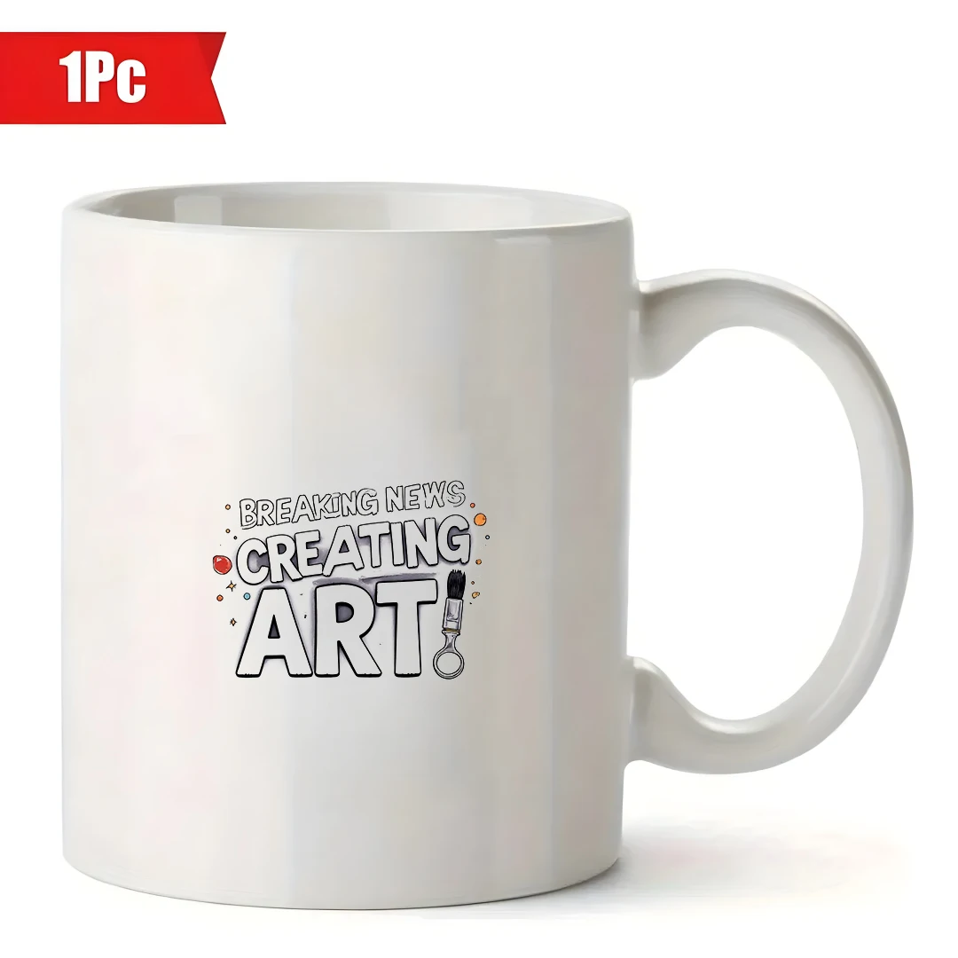 كوب فني إبداعي سعة 11 أونصة مثالي للمشروبات الباردة والساخنة هدية مكتب عائلية لعيد الميلاد