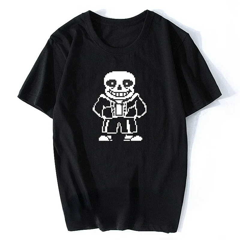 Papyrus Printed T-shirts Game Undertale T-Shirt Skull Brother Sans &  T Shirt Short Sleeve Tees O-Neck Men/Male Summer Tops