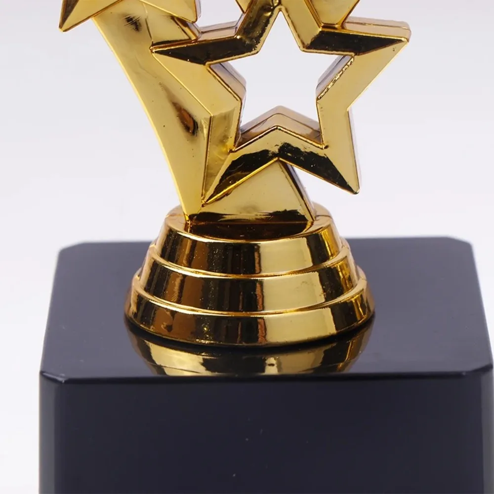 Plastic Golden Ball Awards Trophy Soccer Competition Excellent Player Award Winner Award Trophy Model Craft Souvenirs