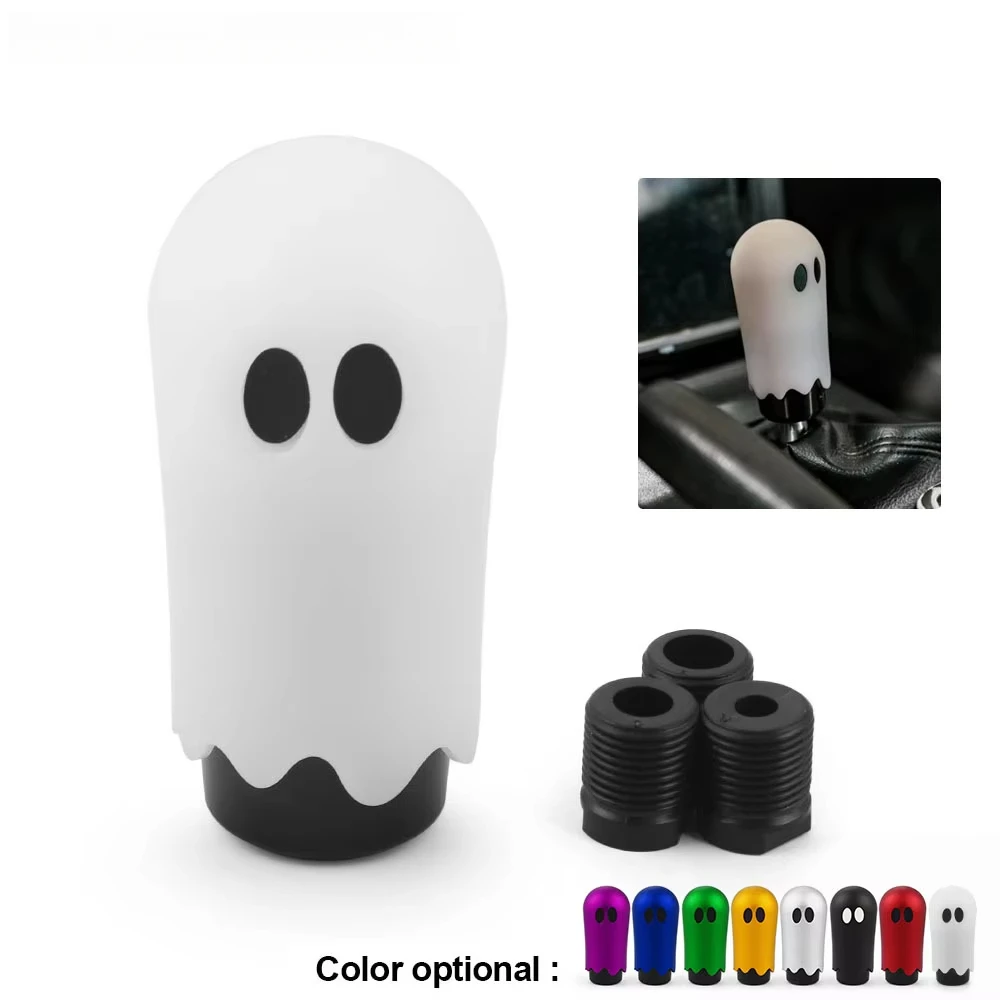 

JDM Style Wave Stick Ghost Shift Knob – Universal M8 M10 M12 Adapter, Compatible with General Motors, Multiple Color Options