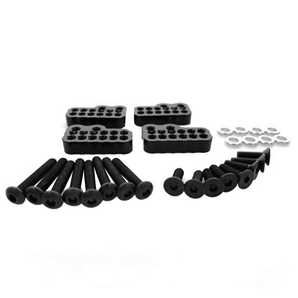 Metal Shock Absorbers Fixed Code Mount for Axial Capra 1.9 UTB 1/10 RC Cars,Black