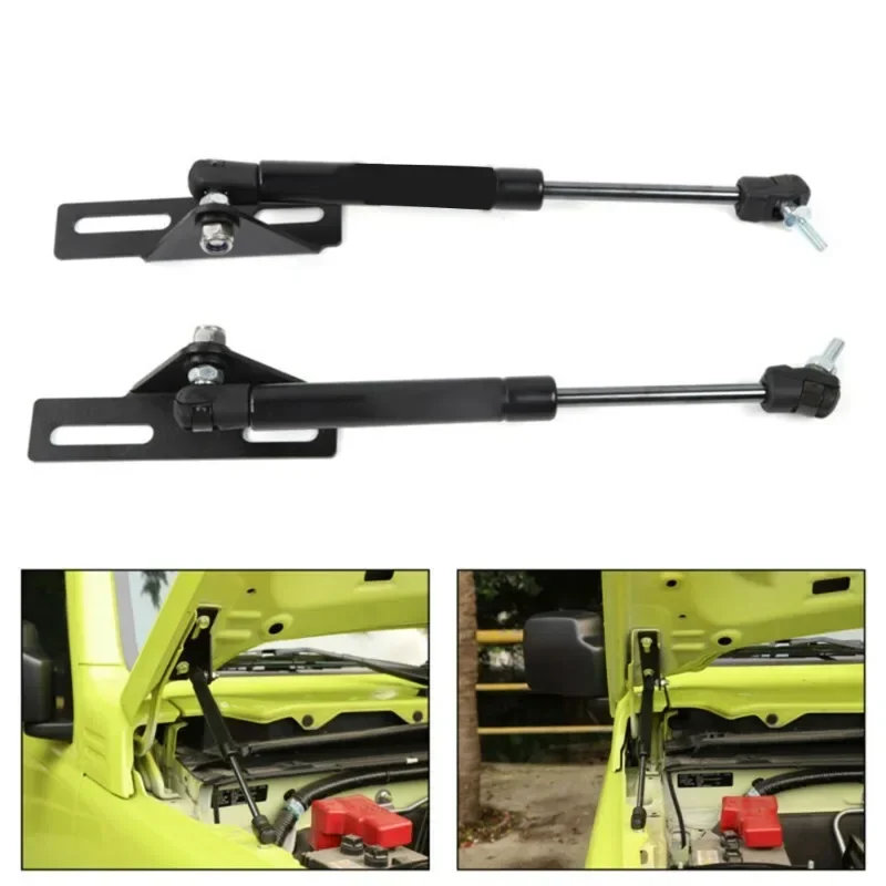 2PCS Front Hood Bonnet Lift Support Engine Cover Gas Spring Strut Shock Absorber Damper Rod For Suzuki Jimny JB64 JB74 2019+