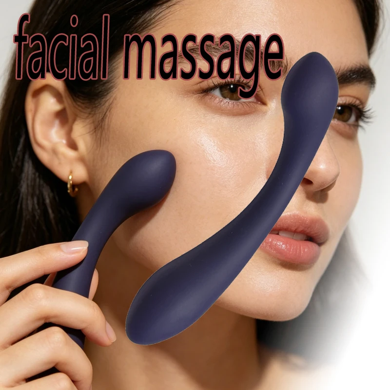 Silicone Multi-functional Massage Stick Portable Handheld Facial Leg Body Skin Lifting Relax Beauty Care Tool For Women Daily Us