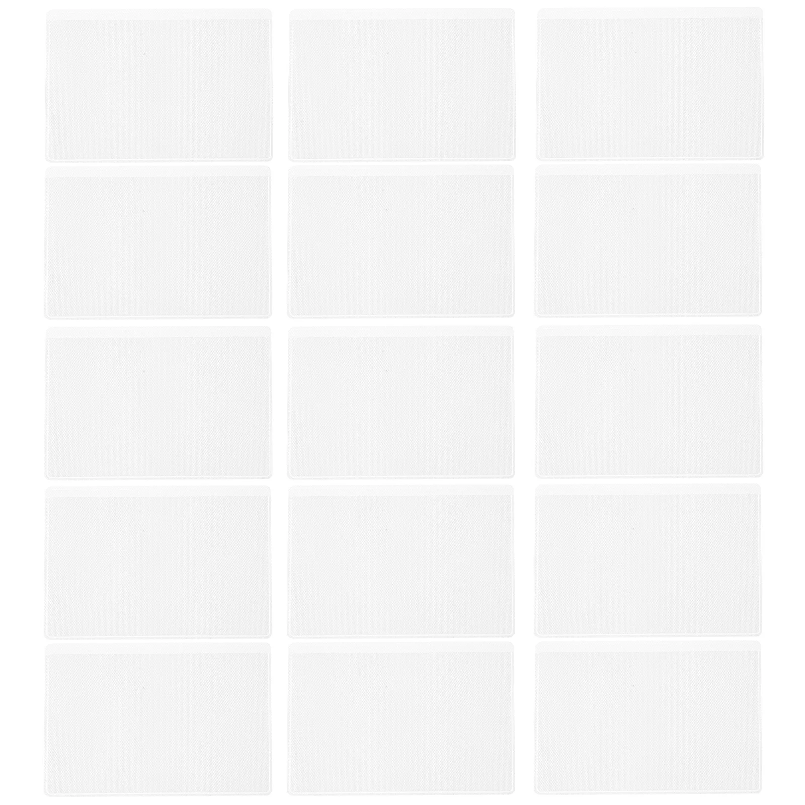 

50pcs Clear Pvc Card Holders Transparent Protectors For Credit Business Social Security Id Cards Ultra-Thin
