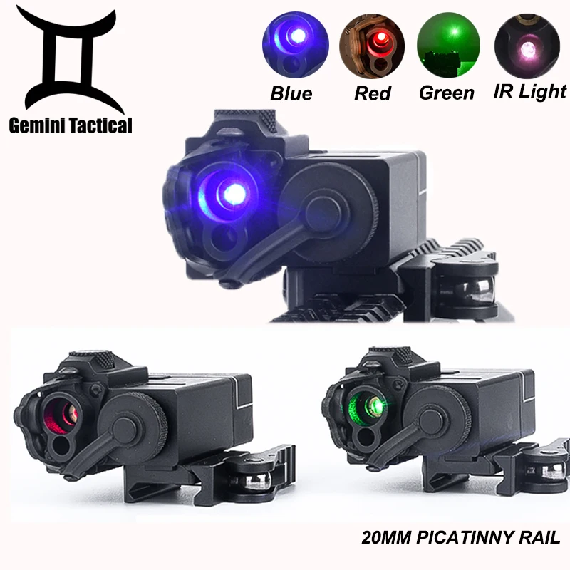 

Airsoft MINI DBAL A2 Red Green Blue Dot Laser+ IR Sight Strobe Light Hunting Zeroing Tactical Metal Dbal-a2 Lasers Fit 20MM Rail