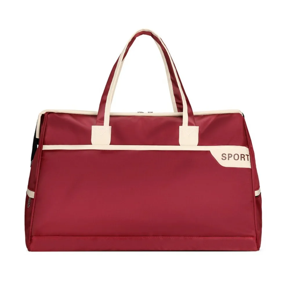 حقيبة أمتعة للسفر على الطراز الكوري، سعة كبيرة، كتف واحد، حقيبة يد رياضية للياقة البدنية، تحمل حقيبة رياضية مقاومة للماء