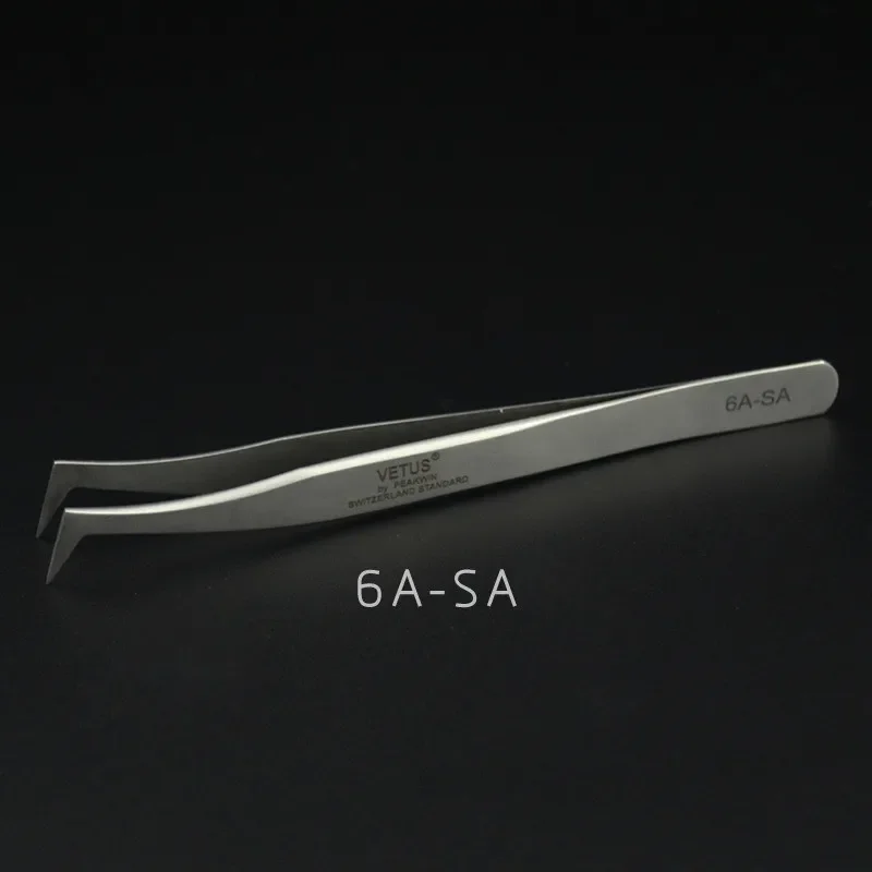 6A-SA Eyelash Tweezer 3D/6D Volume Eyelash Extension 100% VETUS Original Best Quality Fan Lashes Tweezer