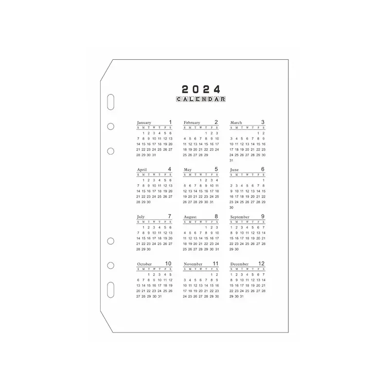 Папка-разделитель для блокнотов А5/А6, 2024