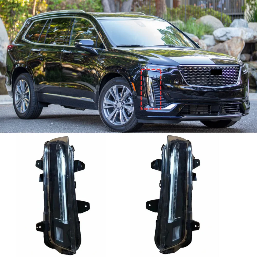 Automotive Front LED Fog Light Assembly OE: 84776401 For Cadillac XT6 2020-2024