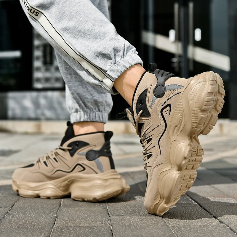 أحذية رياضية كاجوال للرجال قابلة للتنفس، أحذية رياضية فاخرة بدون كعب أنيقة، أحذية جري مريحة للرجال