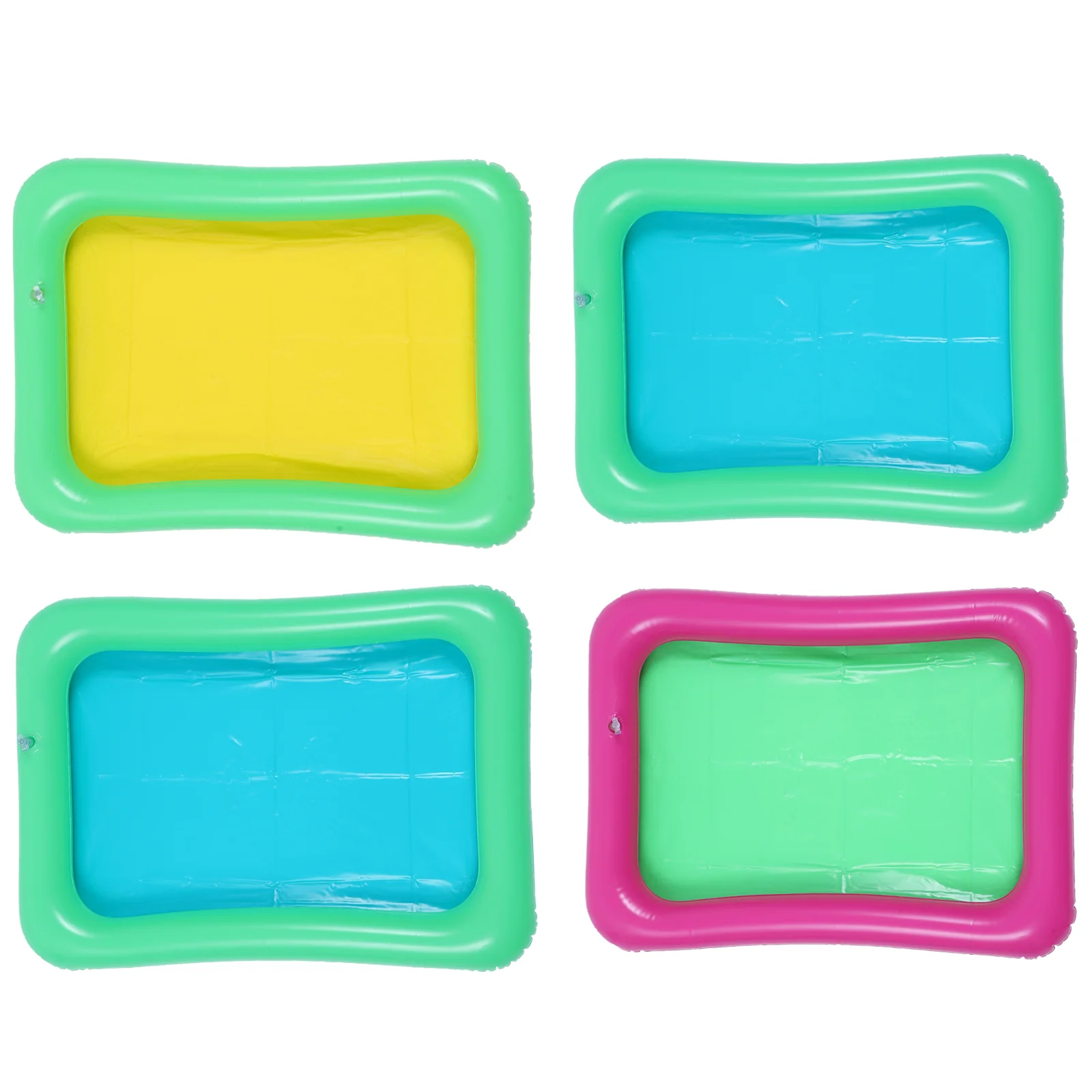 

Doitool Floating Tray Inflatable Ice Serving Buffet Bar Drain Plug Inflatable Sand Box Drink Food Serving Tray Party Picnic