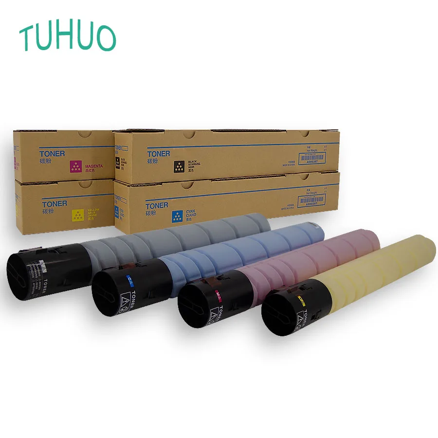 

4PCS/1 Set TN224 Copier Toner Cartridge Compatible for Konica Minolta Bizhub C256 7222 7226 Refill Toner Cartridge TN-224 CMYK