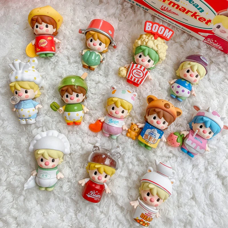 Sweet Bean Supermarket Confirm Appearance Toys Anime Kawaii Boys Figure Desktop Decor Out Of Print Model Children Birthday Gifts