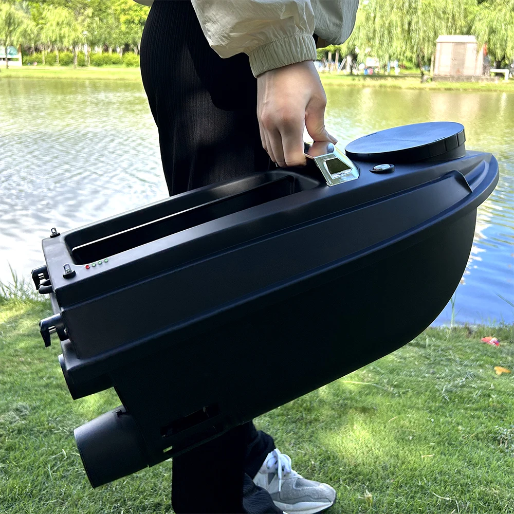 LOKEEVAN V030 RC Karpfen Angeln Köder Boot GPS, Große Größe 9 Angeln Boden 12 V High-Speed GPS Fishfinder Trawling Nest Köder Boot – Detail 27