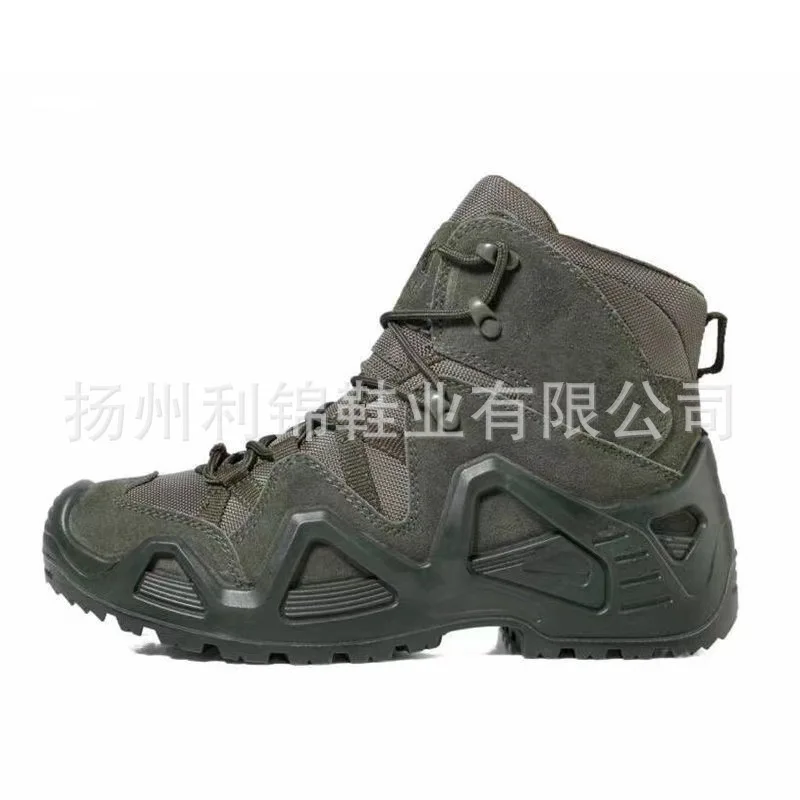 Men's and Women's Cowhide Military Boots, Tactical Boots, Mountaineering Shoes, Waterproof and Anti Slip Hiking and Hiking Shoes