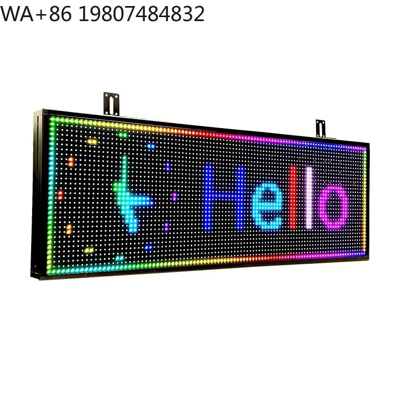 Programmable LED Scrolling Screen, WiFi Control Electronic Message Display Board, LED Advertising Sign for Shopping Malls,
