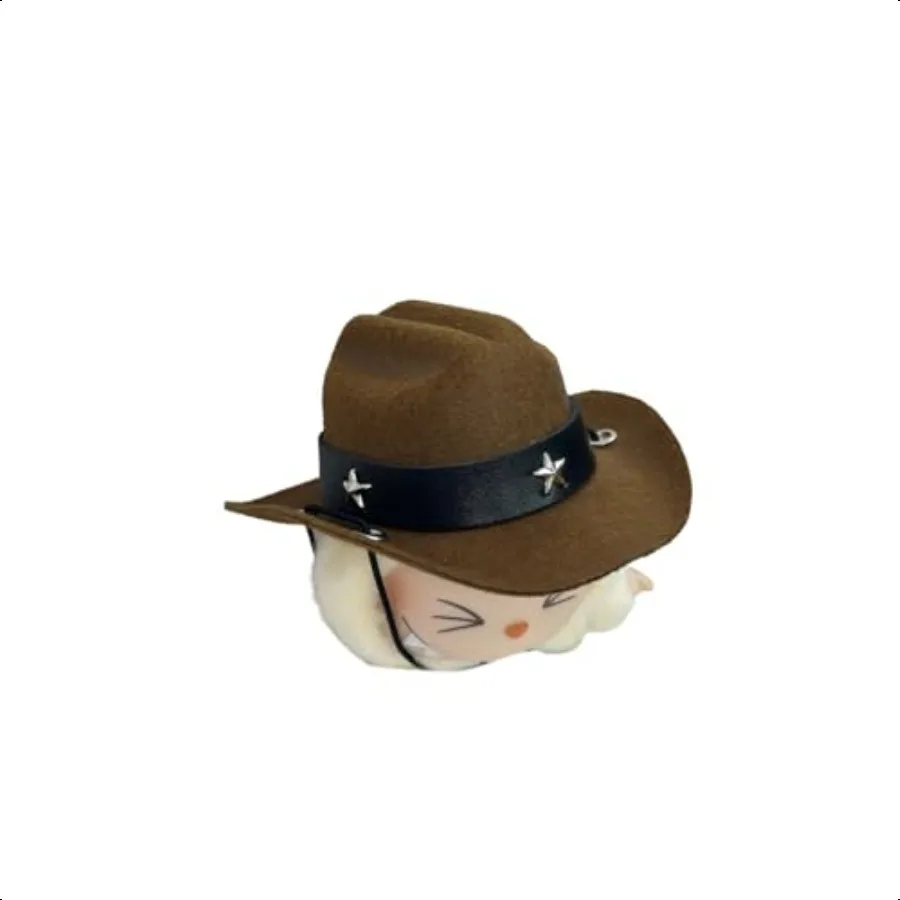 

LABOO Clothes Western Cowboy hat Hat for arons Dolls 6.7in Adorable Summer Accory 6.7 Doll Clothes arons Dolls Accories laboobo