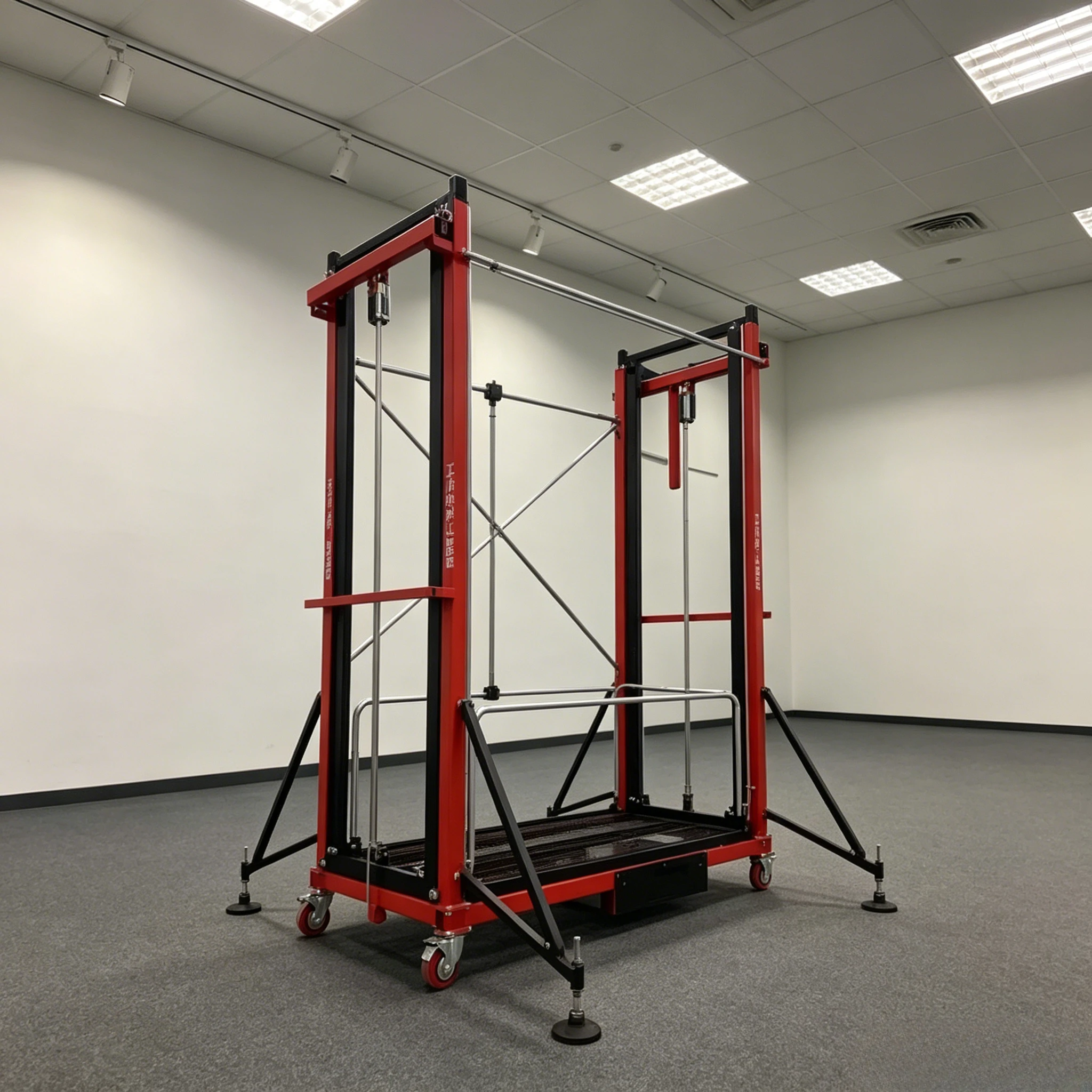 

Custom Indoor/Outdoor Remote Control Electric Motor Lifting Scaffold Foldable Convenient Disassembly Platform 600kg for Painting