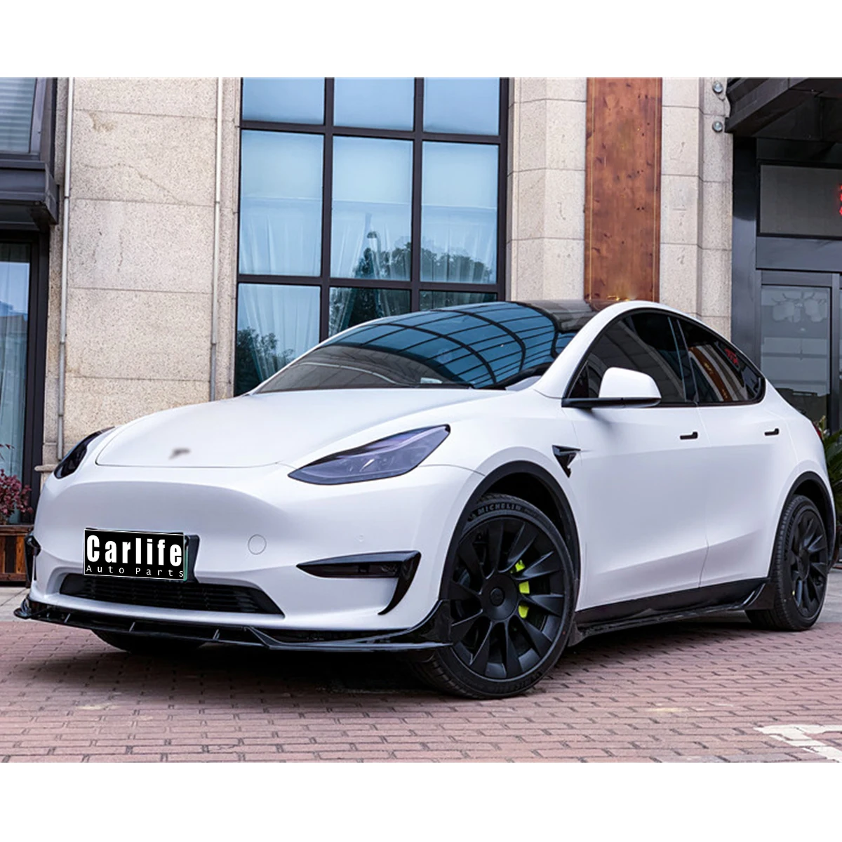 

New arrival modification body kit for Tesla Model Y 5yjy 2019-2022 upgrade to V style Fast Aero Kit