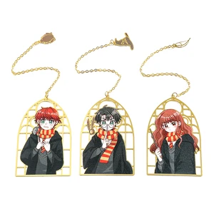 アニメマジックアカデミーメタルブックマークエキサイティングリーディングツールブック愛好家の映画ファンのためのブックマーク 12ベストセールスハリーポッターブックマーク-9