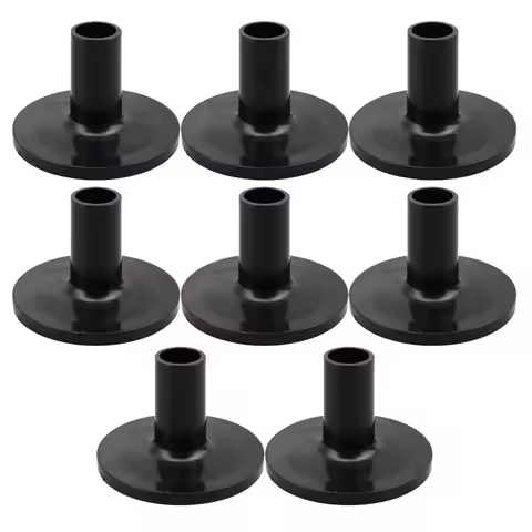 8pcs Cymbal Sleeves Set With Flange Base For Drum Stand Instruments Practical Portable Percussion Durable Wear Resistant