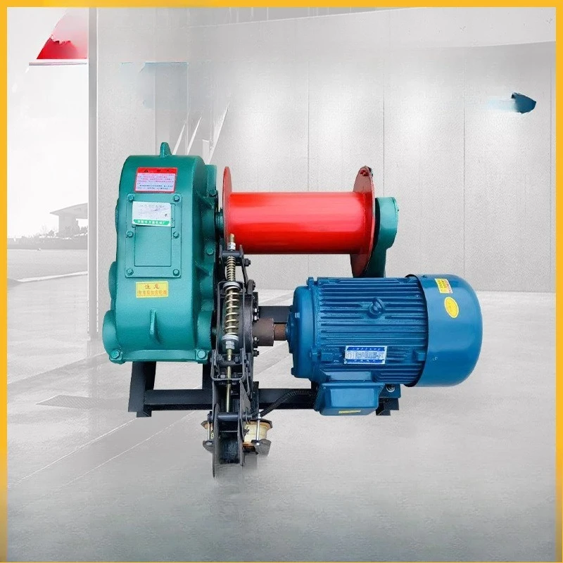 Slow winch, frequency conversion hydraulic electromagnetic hydraulic brake 0.3T-16T winch
