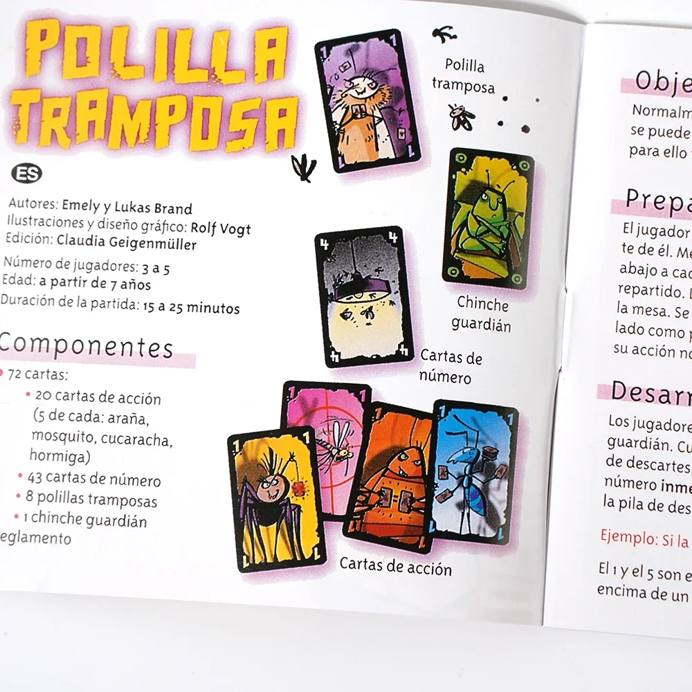 Mogel Motte Polilla Tramposa juego de cartas Deir-Juego de Polilla cheate (ES) Devir - Juego Polilla Tramposa, Juego de mesa, Ju