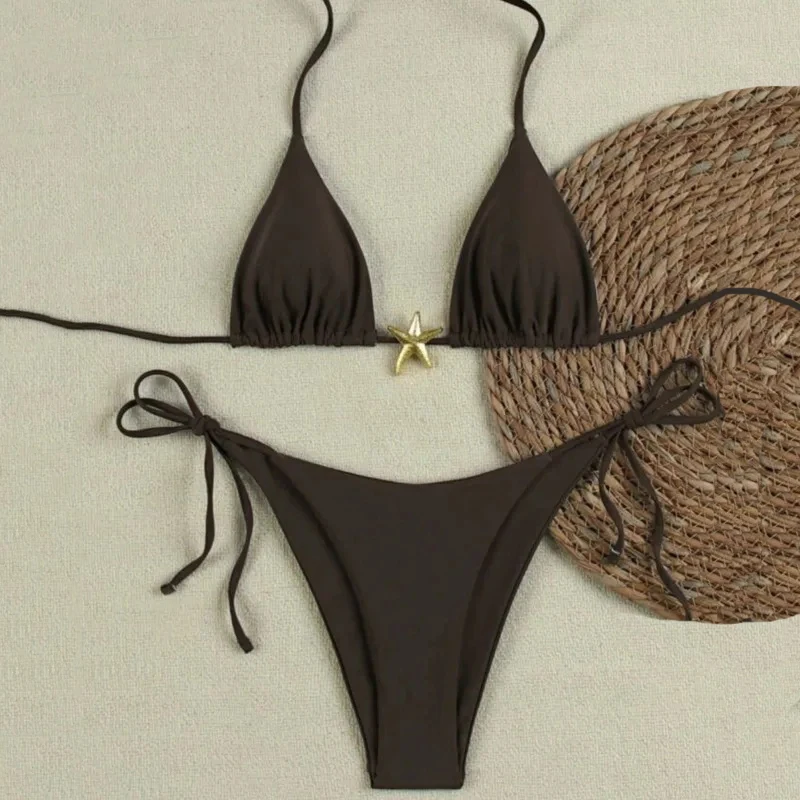 

Summer Sexy Bikinis 2026 Women Swimwear Female Swimsuit For Swim Wear Bathing Suits Brazilian Bikini Set Beachwear Pool Bather