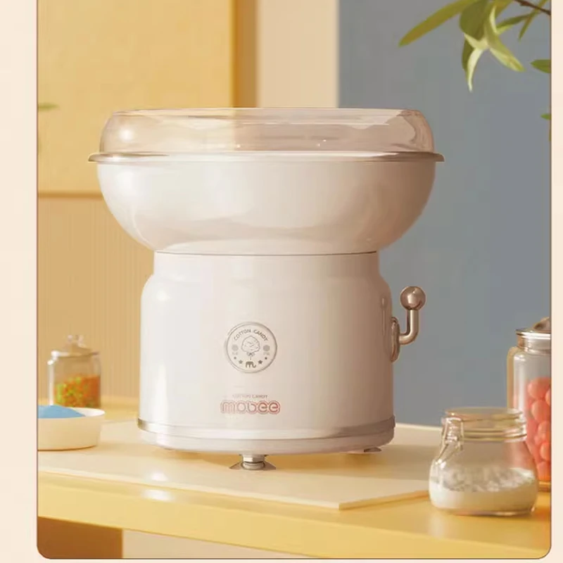 آلة حلوى القطن الأوتوماتيكية بالكامل للأطفال ، آلة صغيرة منزلية سهلة الاستخدام ، لون كشك تجاري