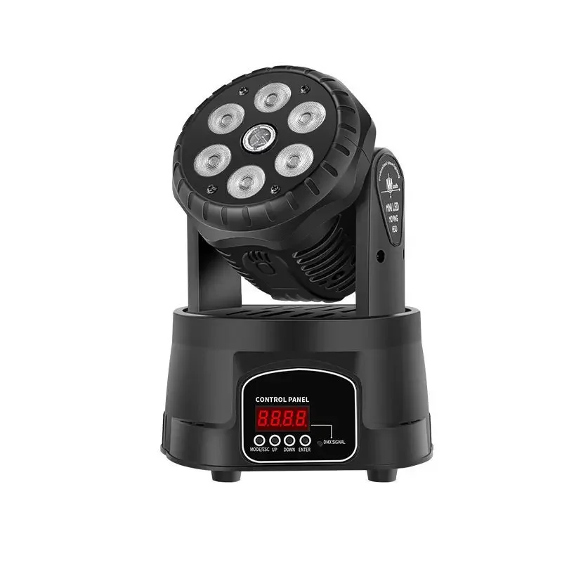DurableHigh Performance Seven Shaking Head Par Light Led Laser Dyeing Pattern Jumping Ktv Atmosphere Flash Rotating Colorful Spo