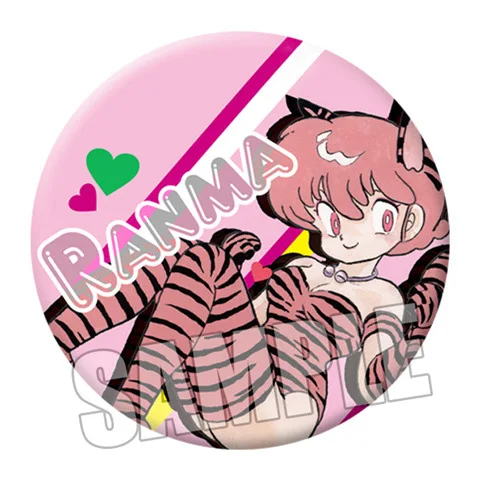 1/2 Ranma CUTE 58MM BADGE IRON BUTTON
