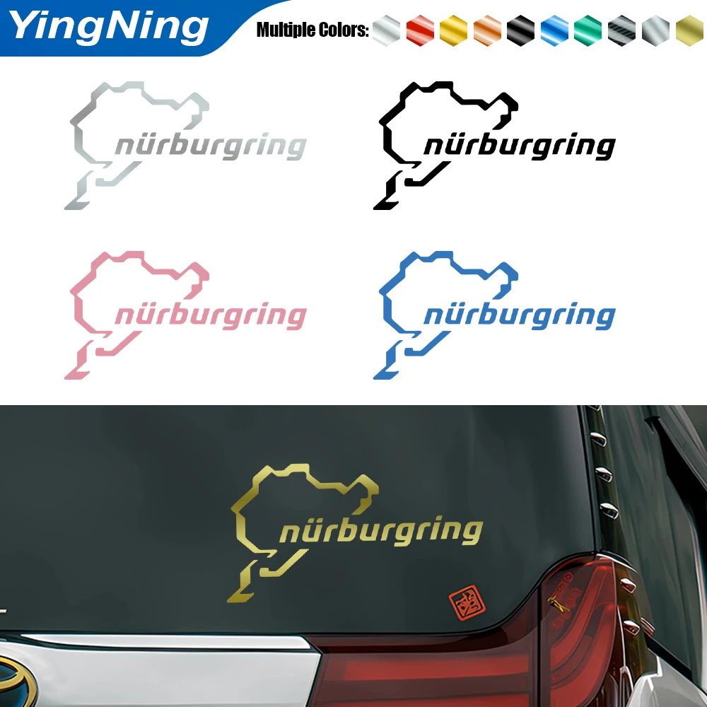 

Nurburgring Sticker Racing Track Silhouette Vinyl Decal Waterproof Reflective Auto Decoration For BMW Audi VW JDM Tuning