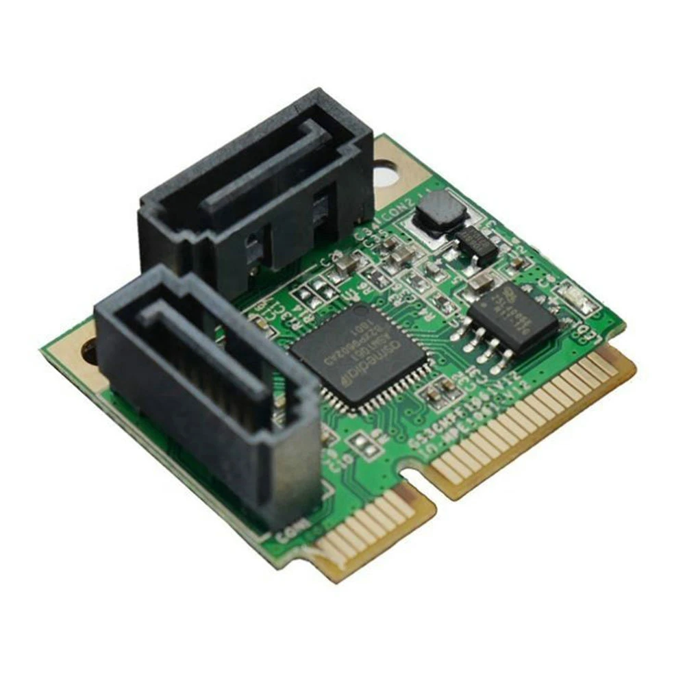 

Адаптер Mini PCI-E PCI Express на SATA 3,0, 2 порта