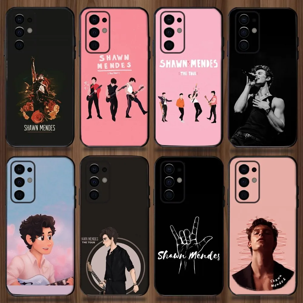 Singer Shawn M-Mendes Phone Case For Samsung Galaxy A13,A21s,A22,A31,A32,A52,A53,A71,A80,A91 Soft Black Cover